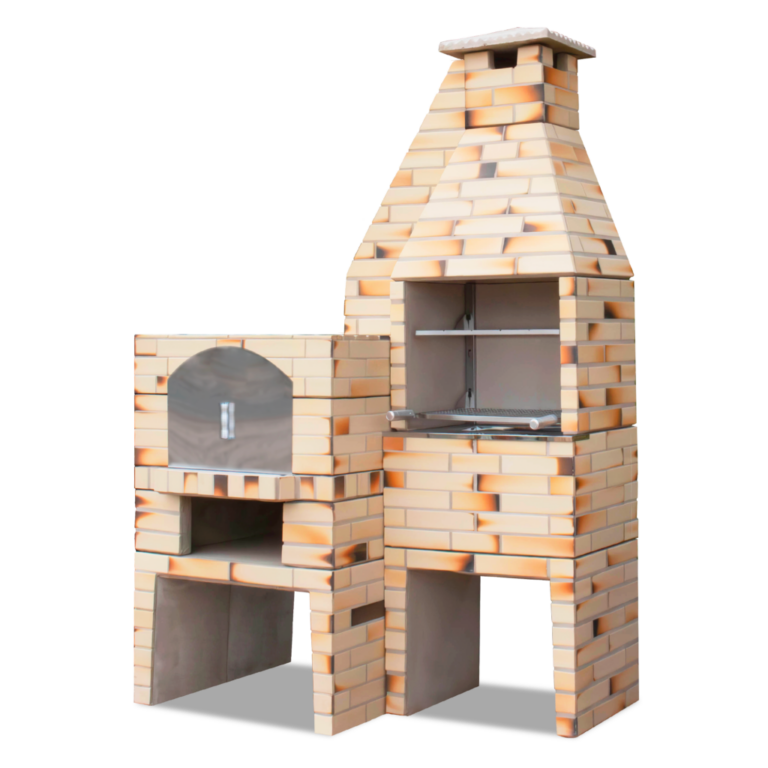Churrasqueira Pré-Moldada 2 em 1 Nobre com Forno Napoly