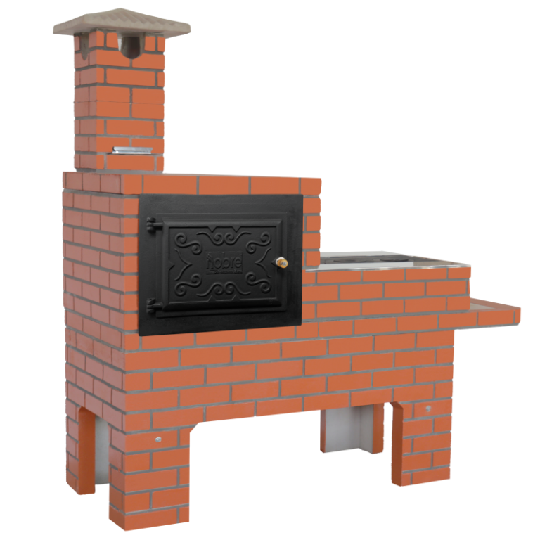 Fogão a Lenha Pré-Moldado Nobre com Forno