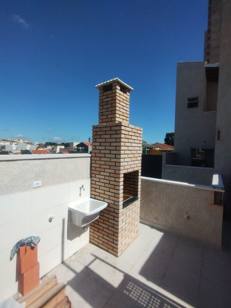 Churrasqueiras de alvenaria em caixa com coifa interna em Santo André