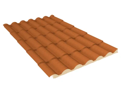 Telha Sanduíche Isotelha® Colonial 6 Ondas Kingspan