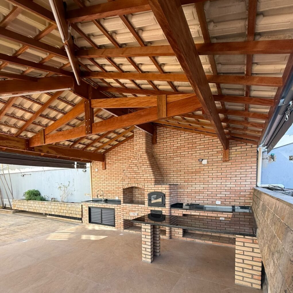 Área gourmet construída para condomínio na Vila Prudente