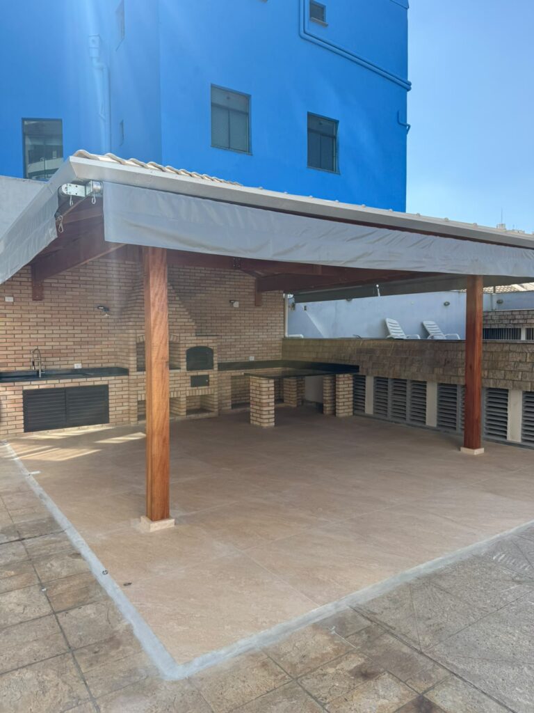 Área gourmet construída para condomínio na Vila Prudente