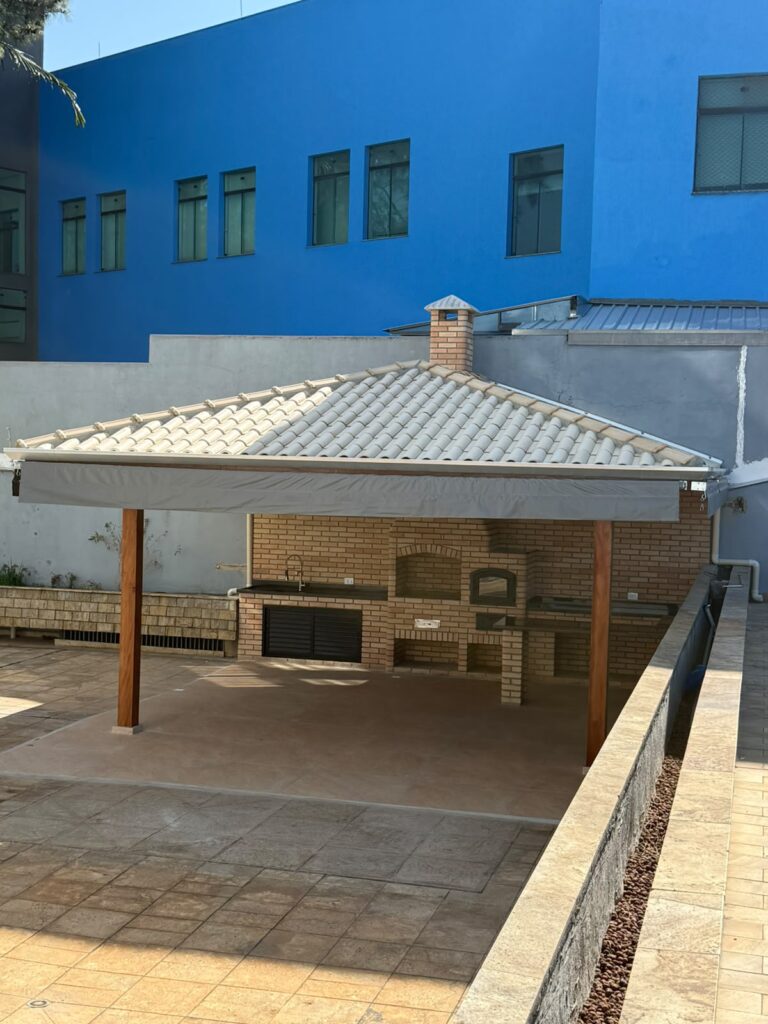 Área gourmet construída para condomínio na Vila Prudente