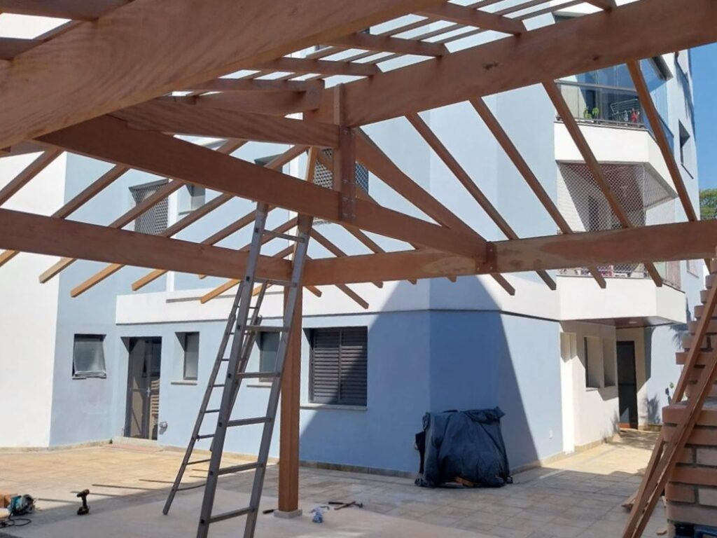 Área gourmet construída para condomínio na Vila Prudente